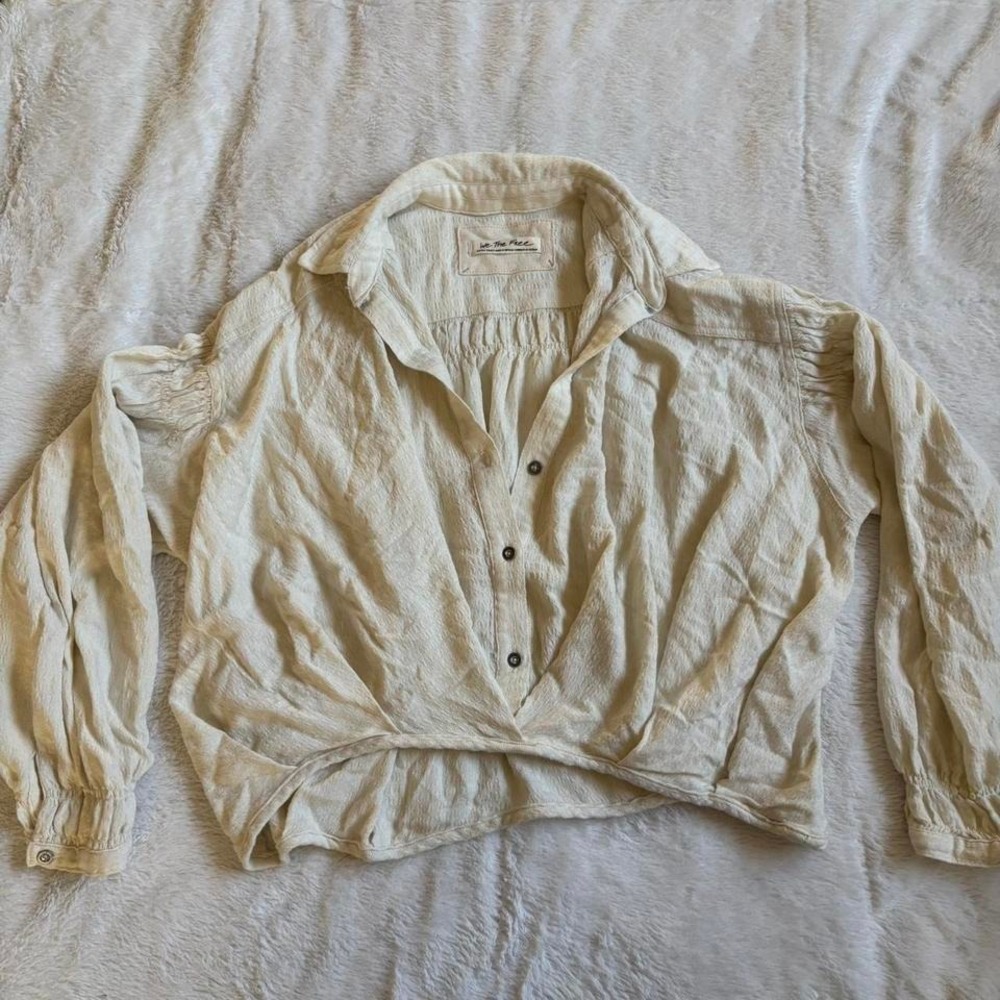 FREE people relaxed blouse Unique